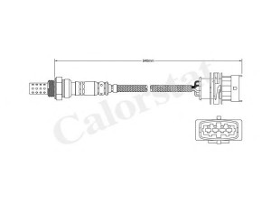 CALORSTAT by Vernet LS140008 lambda jutiklis 
 Variklis -> Variklio elektra
855341, 855375, 855523, 25327304