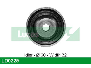 LUCAS ENGINE DRIVE LD0229 įtempiklio skriemulys, paskirstymo diržas