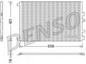 DENSO DCN23033 kondensatorius, oro kondicionierius 
 Oro kondicionavimas -> Kondensatorius
8200325004