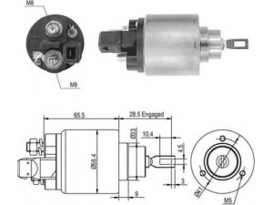 MAGNETI MARELLI 940113050415 solenoidinis jungiklis, starteris