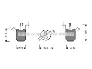 AVA QUALITY COOLING BWD225 džiovintuvas, oro kondicionierius 
 Oro kondicionavimas -> Džiovintuvas
64531393869, 64538353039, 64538372977