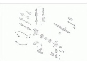 SACHS FORD-KA-FS003 vairavimo mechanizmas; rato pakaba 
 Ašies montavimas/vairavimo mechanizmas/ratai -> Prekių paieška pagal schemą