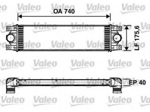 VALEO 817637 tarpinis suslėgto oro aušintuvas, kompresorius 
 Variklis -> Oro tiekimas -> Įkrovos agregatas (turbo/superįkrova) -> Tarpinis suslėgto oro aušintuvas
4415074, 7701057121, 4415074074