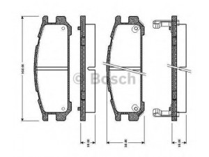 BOSCH 0 986 TB2 645 stabdžių trinkelių rinkinys, diskinis stabdys 
 Techninės priežiūros dalys -> Papildomas remontas
26296 AA060, 26296 AA061, 26296 AA062