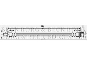 BORG & BECK BBH7717 stabdžių žarnelė 
 Stabdžių sistema -> Stabdžių žarnelės
90947-T2011