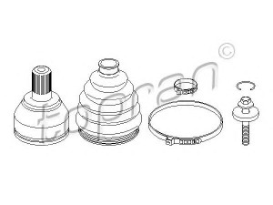 TOPRAN 304 006 jungčių komplektas, kardaninis velenas 
 Ratų pavara -> Sujungimai/komplektas
1 345 638