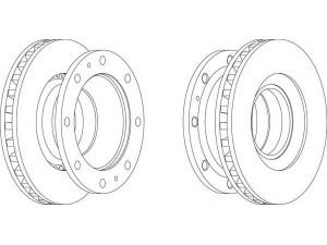 FERODO FCR110A stabdžių diskas 
 Dviratė transporto priemonės -> Stabdžių sistema -> Stabdžių diskai / priedai
1907568, 7172880, 7172881, 7172930