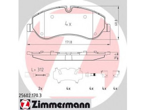 ZIMMERMANN 25602.170.3 stabdžių trinkelių rinkinys, diskinis stabdys 
 Techninės priežiūros dalys -> Papildomas remontas
1 763 915, BK21-2KB021-AA