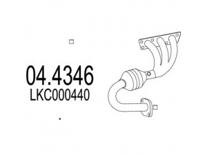 MTS 04.4346 katalizatoriaus keitiklis 
 Išmetimo sistema -> Katalizatoriaus keitiklis
LKC000440