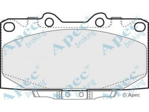 APEC braking PAD1304 stabdžių trinkelių rinkinys, diskinis stabdys 
 Techninės priežiūros dalys -> Papildomas remontas
26296AE120, 26296FA100, 26296FA101