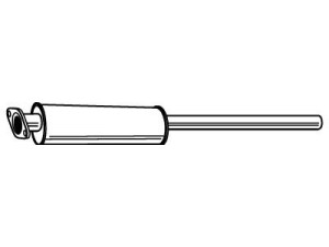 WALKER 23210 vidurinis duslintuvas 
 Išmetimo sistema -> Duslintuvas
1306077, 1307932, 1677736, 3M515D259AB