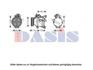 AKS DASIS 851093N kompresorius, oro kondicionierius 
 Oro kondicionavimas -> Kompresorius/dalys
8831052371