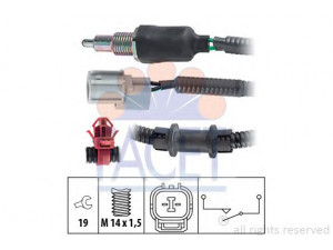 FACET 7.6175 jungiklis, atbulinės eigos žibintas 
 Elektros įranga -> Šviesų jungikliai/relės/valdymas -> Šviesų jungiklis/svirtis
35600-P21-003