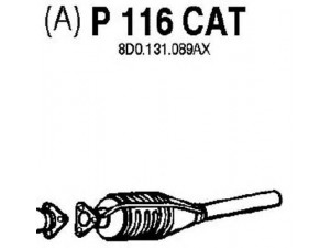 FENNO P116CAT katalizatoriaus keitiklis 
 Išmetimo sistema -> Katalizatoriaus keitiklis
BM90132H, 8D0131089AX