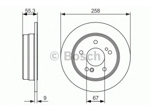 BOSCH 0 986 479 848 stabdžių diskas 
 Dviratė transporto priemonės -> Stabdžių sistema -> Stabdžių diskai / priedai
202 423 00 12, A 202 423 00 12