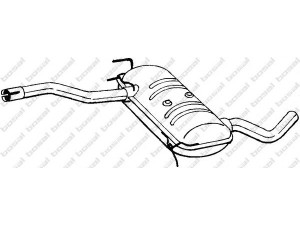 BOSAL 278-547 vidurinis duslintuvas 
 Išmetimo sistema -> Duslintuvas
77.00.829.531, 77.00.847.145