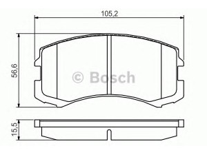BOSCH 0 986 495 158 stabdžių trinkelių rinkinys, diskinis stabdys 
 Techninės priežiūros dalys -> Papildomas remontas
MN116604, MR569225, MZ690185