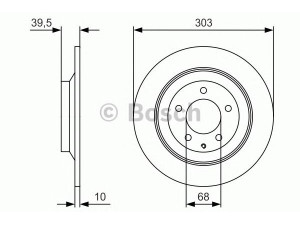 BOSCH 0 986 479 V04 stabdžių diskas 
 Stabdžių sistema -> Diskinis stabdys -> Stabdžių diskas
K011-26-251A, K011-26-251B