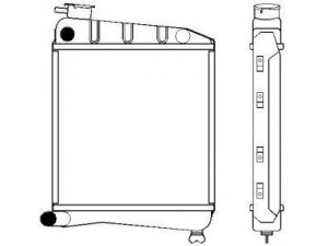 SAKURA  Automotive 1331-0201 radiatorius, variklio aušinimas