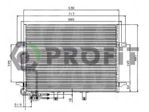 PROFIT PR 3510C3 kondensatorius, oro kondicionierius 
 Oro kondicionavimas -> Kondensatorius
2115000154, 2115000254, 2115000654