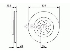 BOSCH 0 986 479 736 stabdžių diskas 
 Dviratė transporto priemonės -> Stabdžių sistema -> Stabdžių diskai / priedai
51854567, 51897455, 51914663, 95515332