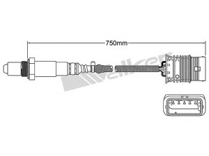WALKER PRODUCTS 250-25106 lambda jutiklis 
 Variklis -> Variklio elektra
11787589476, 11787596924