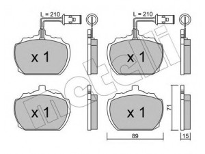 METELLI 22-0678-1 stabdžių trinkelių rinkinys, diskinis stabdys 
 Techninės priežiūros dalys -> Papildomas remontas
GBP292AF