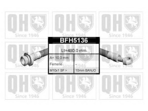 QUINTON HAZELL BFH5136 stabdžių žarnelė 
 Stabdžių sistema -> Stabdžių žarnelės
46210-0M007