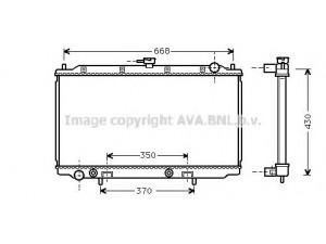 AVA QUALITY COOLING DN2196 radiatorius, variklio aušinimas 
 Aušinimo sistema -> Radiatorius/alyvos aušintuvas -> Radiatorius/dalys
214602F300, 214609F510, 214609F511