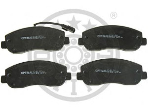 OPTIMAL 12419 stabdžių trinkelių rinkinys, diskinis stabdys 
 Techninės priežiūros dalys -> Papildomas remontas
44 19 950, 93167551, 41 06 043 86R
