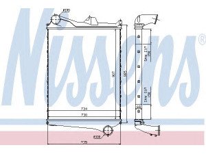 NISSENS 97006 tarpinis suslėgto oro aušintuvas, kompresorius 
 Variklis -> Oro tiekimas -> Įkrovos agregatas (turbo/superįkrova) -> Tarpinis suslėgto oro aušintuvas
20566842, 20758816, 3183747, 85000377