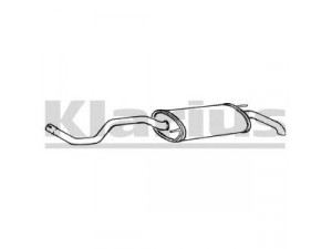 KLARIUS VW389M galinis duslintuvas 
 Išmetimo sistema -> Duslintuvas
6N0253609C, 6N0253609E, 6N0253609H