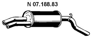 EBERSPÄCHER 07.188.83 galinis duslintuvas
8 52 139, 8 52 845, 8 52 846