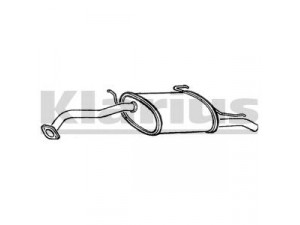 KLARIUS DN319M galinis duslintuvas 
 Išmetimo sistema -> Duslintuvas
2010070J00, 2010076J00, B010M70J0AGA