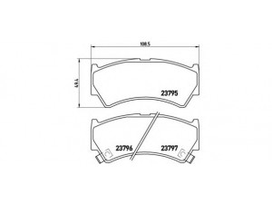 BREMBO P 79 013 stabdžių trinkelių rinkinys, diskinis stabdys 
 Techninės priežiūros dalys -> Papildomas remontas
5581064G00, 5581064G00DOM, 5581064G01