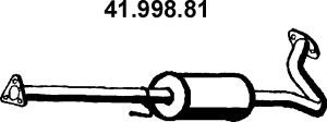 EBERSPÄCHER 41.998.81 vidurinis duslintuvas 
 Išmetimo sistema -> Duslintuvas
18220-S4N-E02