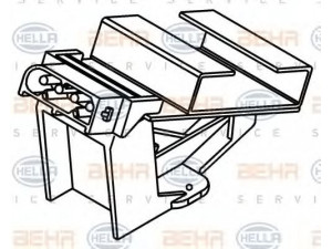 HELLA 9ML 351 332-011 varža, vidaus pūtiklis 
 Šildymas / vėdinimas -> Orpūtė/dalys
64 11 8 372 775, 8 372 775