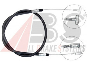 A.B.S. K19851 trosas, stovėjimo stabdys 
 Stabdžių sistema -> Valdymo svirtys/trosai
500322988