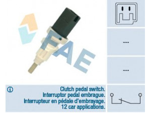 FAE 24665 jungiklis, sankabos valdiklis 
 Komforto sistemos -> Važiavimo režimo programinis reguliatorius
46512059, 46752843