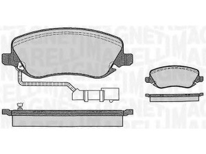 MAGNETI MARELLI 363916060289 stabdžių trinkelių rinkinys, diskinis stabdys 
 Techninės priežiūros dalys -> Papildomas remontas
77362272, 9949293