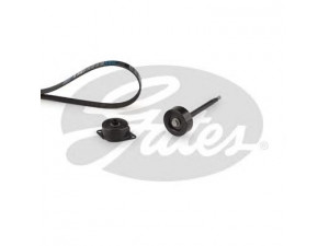 GATES K015PK1220 V formos rumbuotas diržas, komplektas