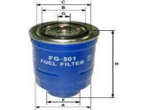 GOODWILL FG 501 kuro filtras
2330364010, 186100-5420, 23303-64010