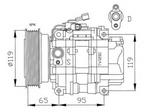 NRF 32166 kompresorius, oro kondicionierius 
 Oro kondicionavimas -> Kompresorius/dalys
46514136, 46514137, 46514136, 46514137