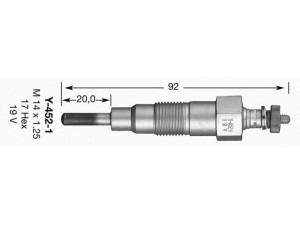NGK 5026 kaitinimo žvakė