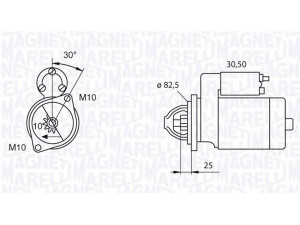 MAGNETI MARELLI 063522608010 starteris 
 Elektros įranga -> Starterio sistema -> Starteris
6611513101, 6611513701
