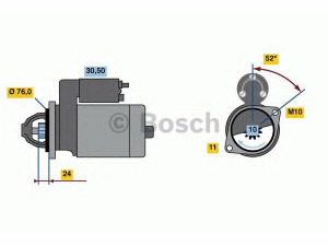 BOSCH 0 001 109 403 starteris 
 Elektros įranga -> Starterio sistema -> Starteris
68080460AA, K68080460AA, K68080460AA