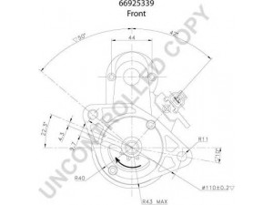 PRESTOLITE ELECTRIC 66925339 starteris