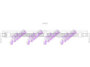 Brovex-Nelson H4592 stabdžių žarnelė 
 Stabdžių sistema -> Stabdžių žarnelės
1068964, 1134140, 98AG2078AD, 98AG2078AE