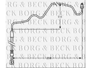 BORG & BECK BBH7533 stabdžių žarnelė 
 Stabdžių sistema -> Stabdžių žarnelės
1J0611763AD, 1J0611763K, 1J0611763R
