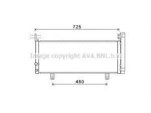 AVA QUALITY COOLING TOA5595 kondensatorius, oro kondicionierius
